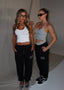 BASE RIBBED SINGLET GREY