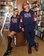 VARSITY SWEATER - NAVY BLUE