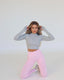 BABY ICE BASIC LONG SLEEVE TOP - GREY