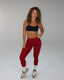 INVISIBLE SIGNATURE LEGGINGS - CHERRY