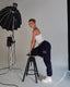 VARSITY SWEAT PANTS - NAVY