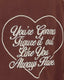 YOU ALWAYS HAVE OVERSIZED T-SHIRT VINTAGE BROWN