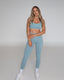 SIGNATURE BBL SCRUNCH SEAMLESS LEGGINGS - SAGE