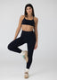 BLACK SIGNATURE SCRUNCH SEAMLESS LEGGINGS