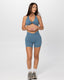 SECOND SKIN CROSS OVER 6”SHORTS - SEA BLUE