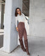 CREAM SIGNATURE BUTTER LONG SLEEVE TOP