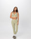 SECOND SKIN CROSS OVER LEGGINGS - SAGE