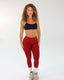 INVISIBLE SIGNATURE LEGGINGS - CHERRY