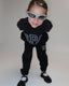 TAKE ME BACK KIDS SET - VINTAGE WASH BLACK