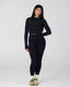 BLACK SIGNATURE SCRUNCH SEAMLESS LEGGINGS