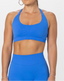 SIGNATURE HALTER NECK CROP - OCEAN BLUE