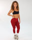 INVISIBLE SIGNATURE LEGGINGS - CHERRY