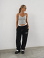 The Soft Rib Singlet | Grey