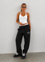 The Soft Rib Singlet |White